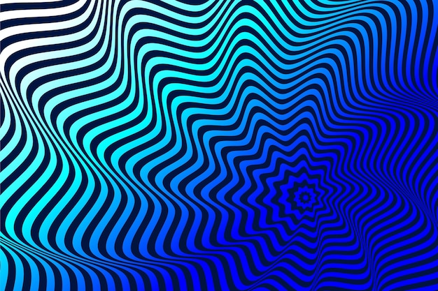 Psychedelic optical illusion wallpaper concept