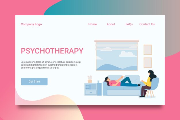 Psychological help - landing page