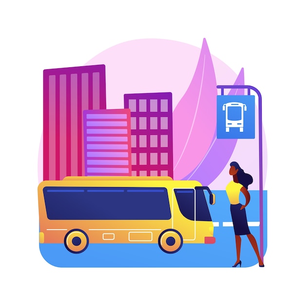 Public transport illustration