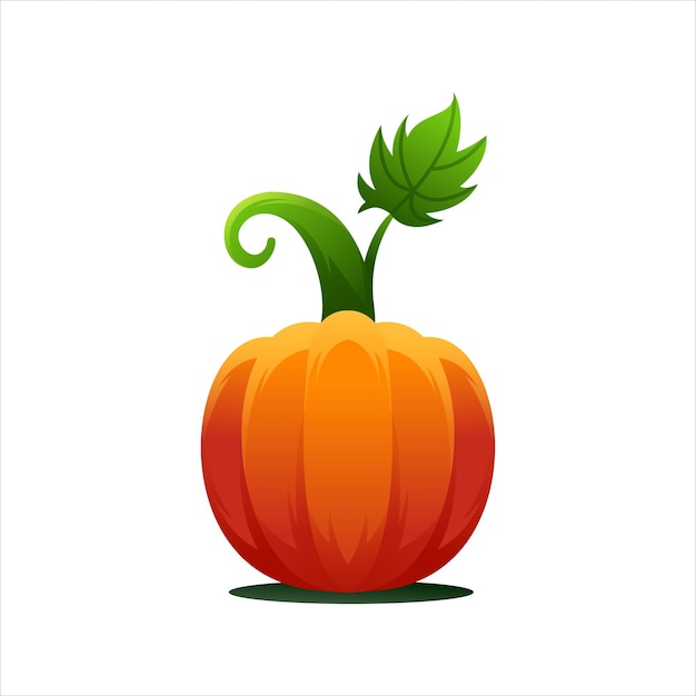 Free Vector pumpkin illustration template design