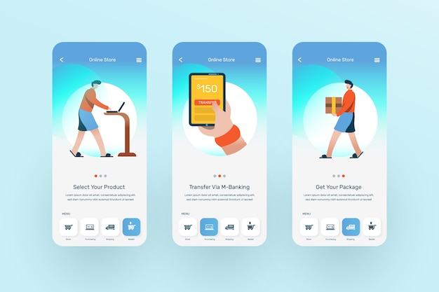 Purchase online onboarding app