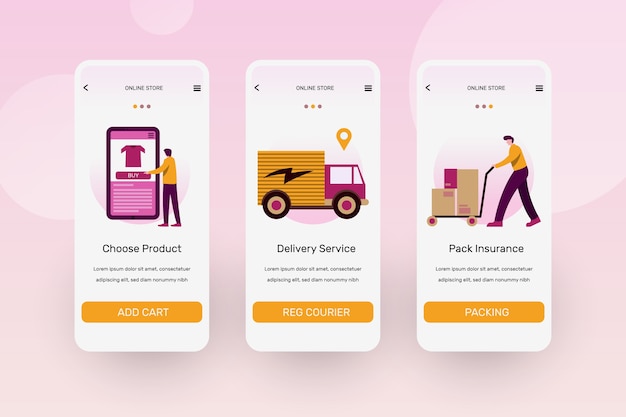 Purchase online onboarding app