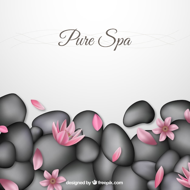 Free Vector pure spa