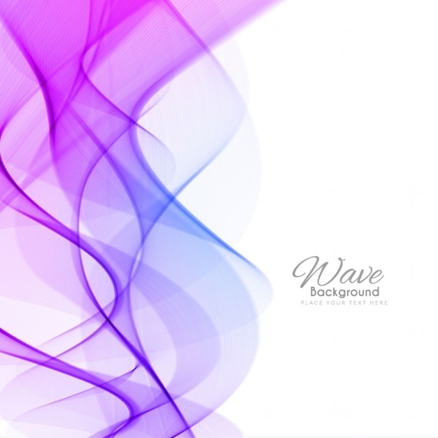 Free Vector purple abstract background, wave effect