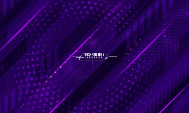 Purple abstract technology background