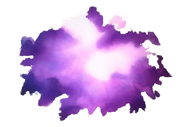 Purple abstract watercolor stain texture background