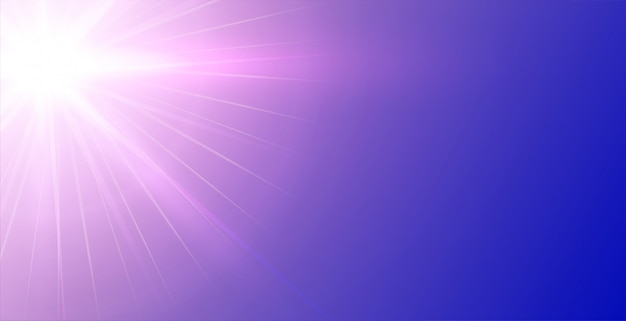 Purple background with glowing light rays 