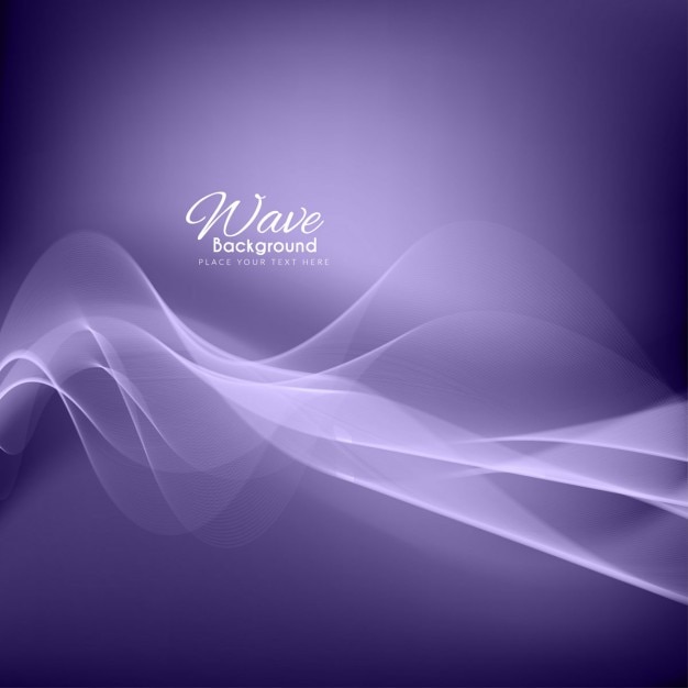 Free Vector purple background with wavy shapes