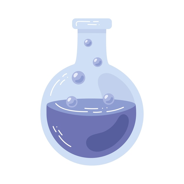 Free Vector purple flask design