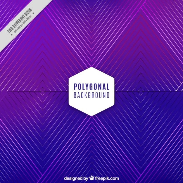 Free Vector purple rhombus background with lines