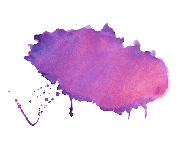 Purple shade watercolor stain texture background design