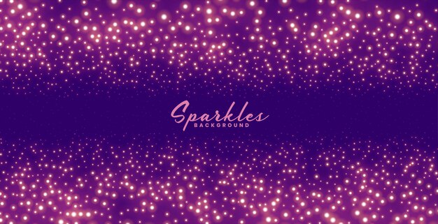 Purple sparkles background for festival celebration theme