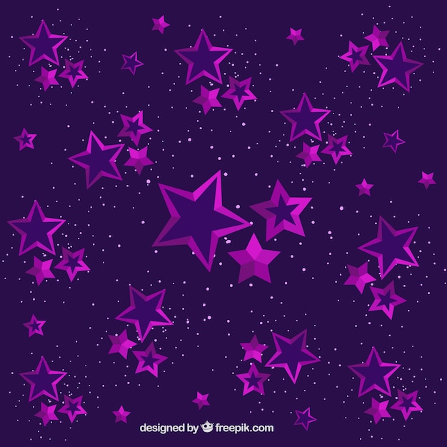 Purple star background design