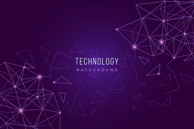 Purple technology background