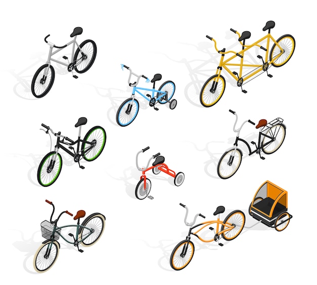 Push Cycles Isometric Set