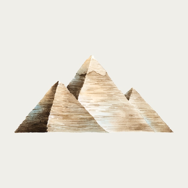 Free Vector pyramids