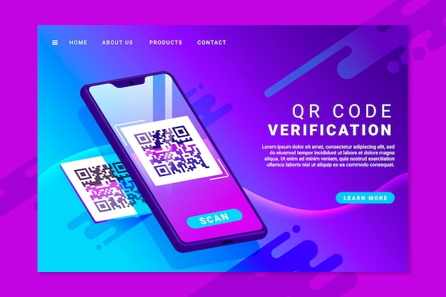 Qr code landing page