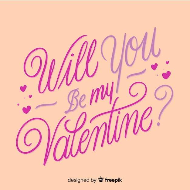 Free Vector question valentine's day background