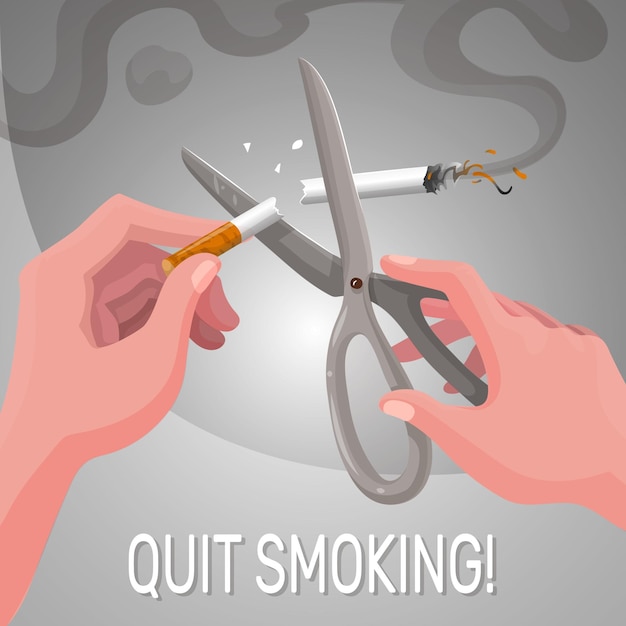 Quit smoking illustration