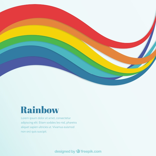 Free vector rainbow background