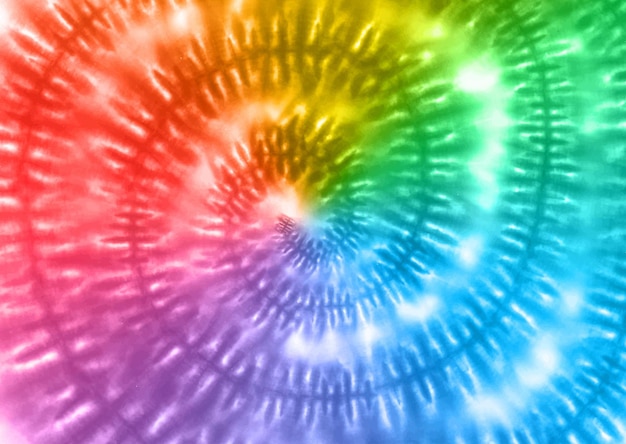 Rainbow coloured swirl tie dye background design