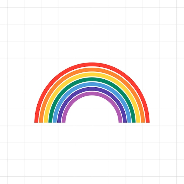 Rainbow LGBTQ pride vector background