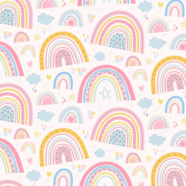 Rainbow pattern design