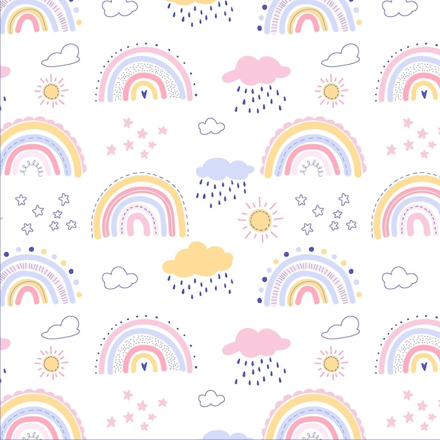 Rainbow pattern design