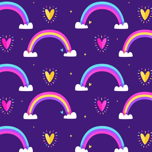 Rainbow pattern design