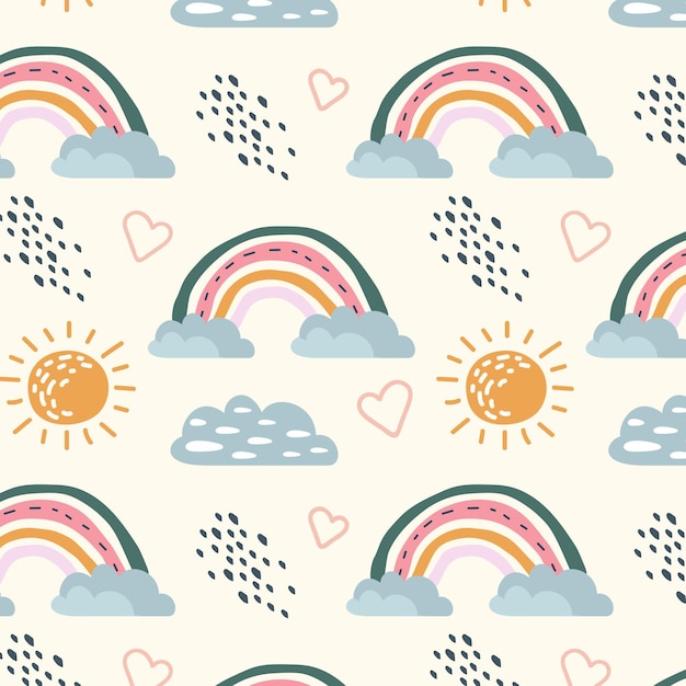 Rainbow pattern design