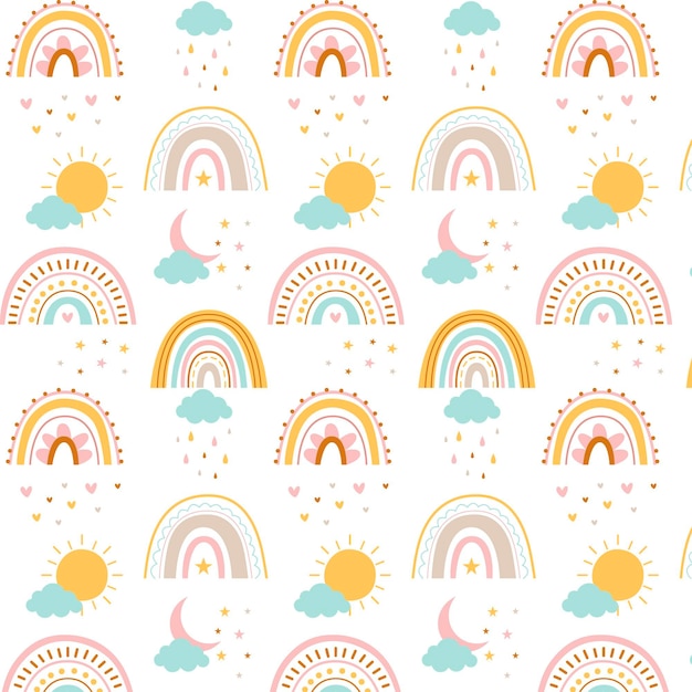 Rainbow pattern design