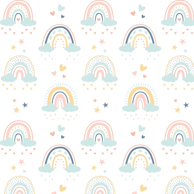 Rainbow pattern design