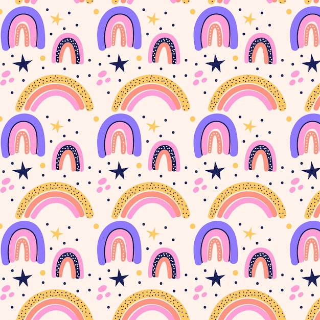 Rainbow pattern design