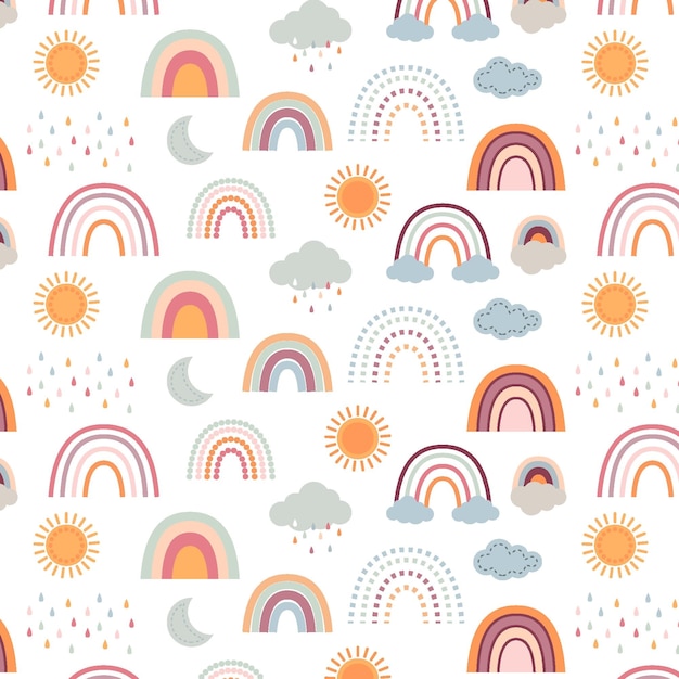 Rainbow pattern design