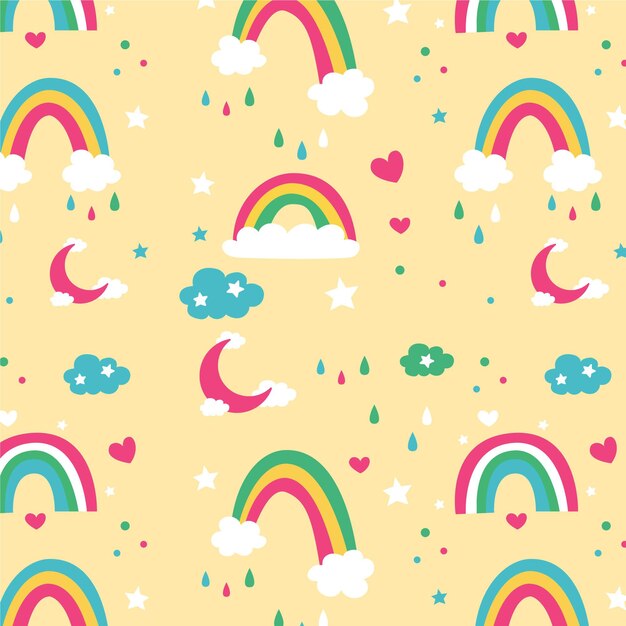 Rainbow pattern design