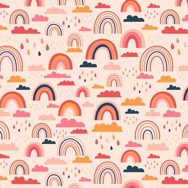 Rainbow pattern design