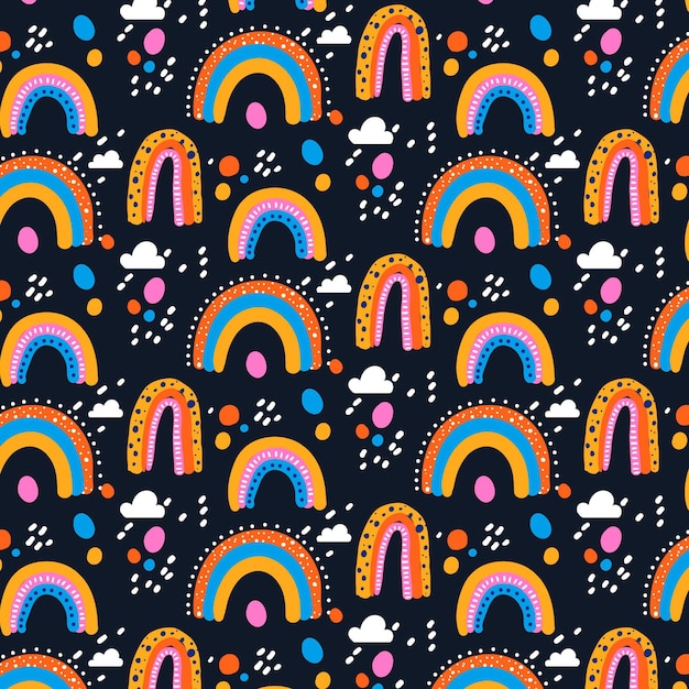 Rainbow pattern design