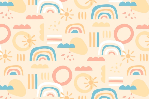 Rainbow pattern design