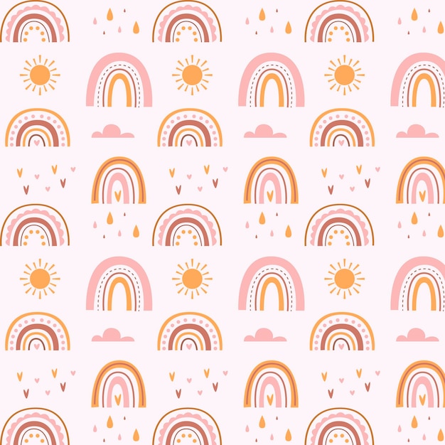 Rainbow pattern design