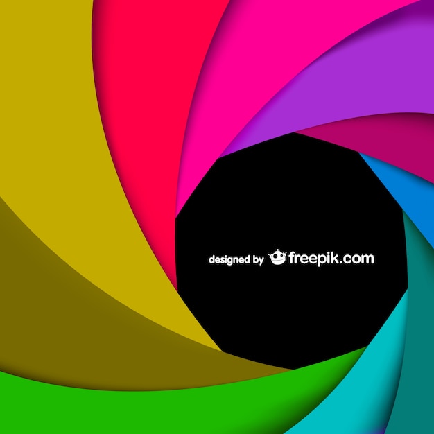 Free Vector rainbow swirl background