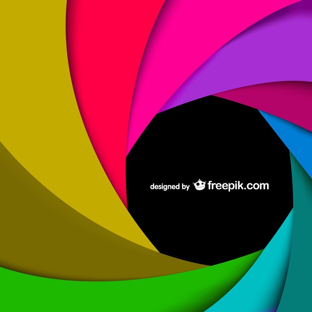 Rainbow swirl background