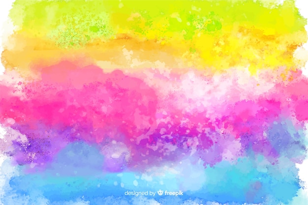 Free Vector rainbow in tie-dye style background