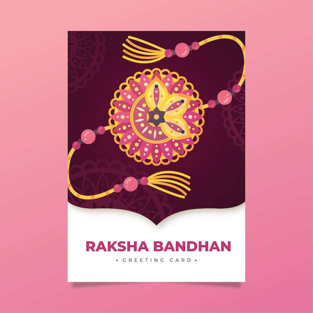 Raksha bandhan greeting card