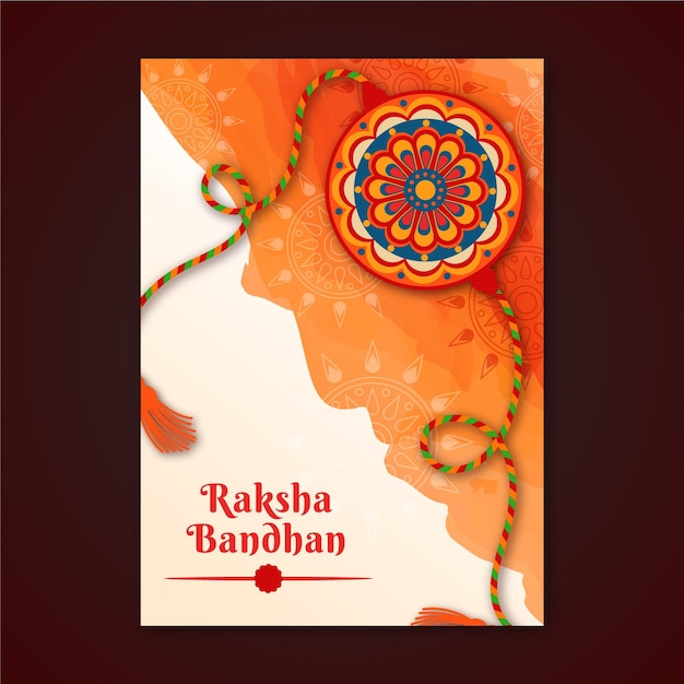 Raksha bandhan greeting card