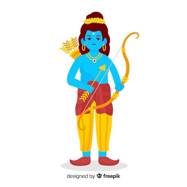 Rama character with arrow and bow