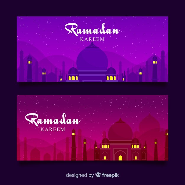 Ramadan banners