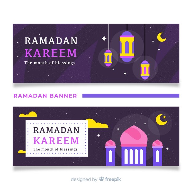 Ramadan banners