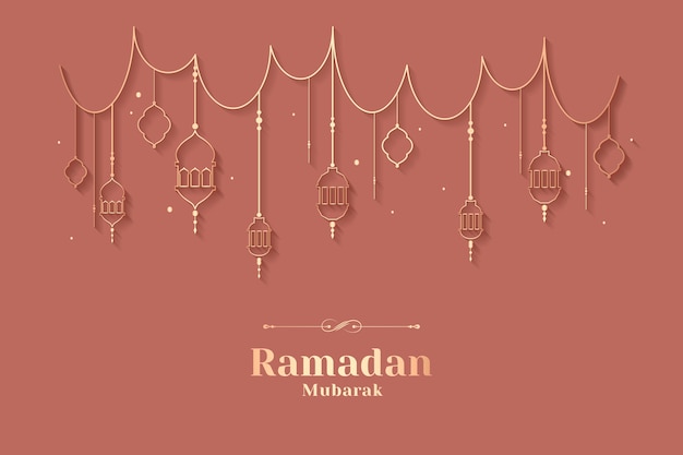 Ramadan framed card design