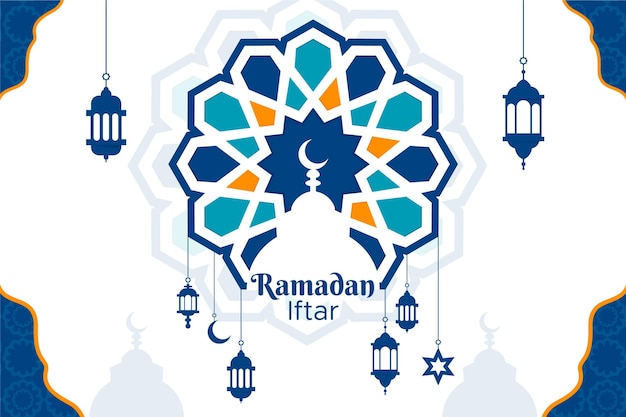 Ramadan iftar background