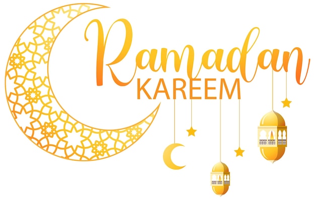 Free Vector ramadan kareem poster vector